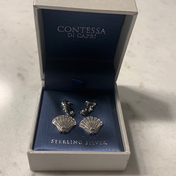 Sterling silver earrings - Picture 1 of 2